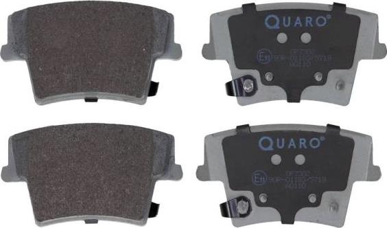 QUARO QP7302 - Тормозные колодки, дисковые, комплект autodif.ru