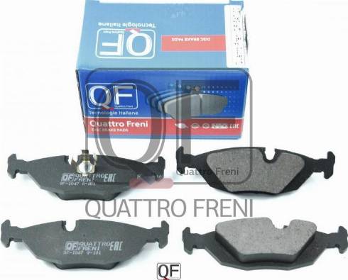 Quattro Freni QF54700 - Тормозные колодки, дисковые, комплект autodif.ru