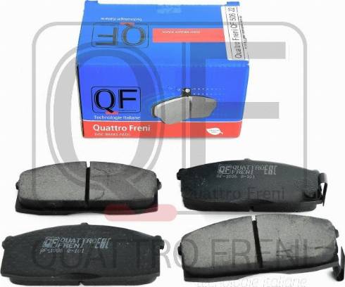 Quattro Freni QF50602 - Тормозные колодки, дисковые, комплект autodif.ru