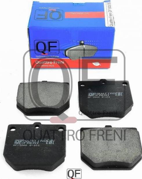 Quattro Freni QF50800 - Тормозные колодки, дисковые, комплект autodif.ru