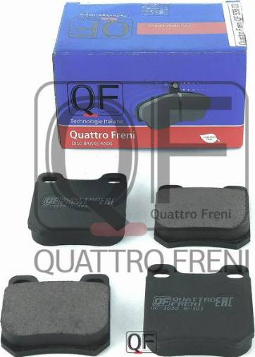Quattro Freni QF53800 - Тормозные колодки, дисковые, комплект autodif.ru