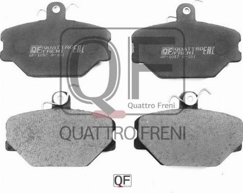 Quattro Freni QF53700 - Тормозные колодки, дисковые, комплект autodif.ru