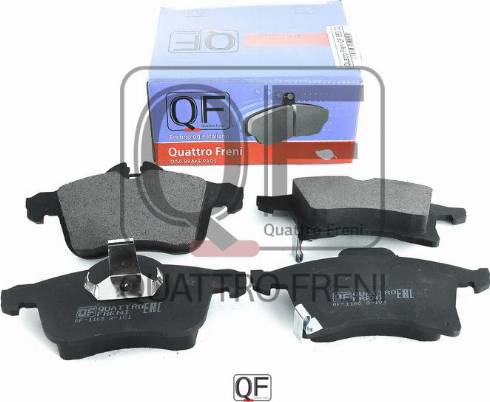 Quattro Freni QF66302 - Тормозные колодки, дисковые, комплект autodif.ru