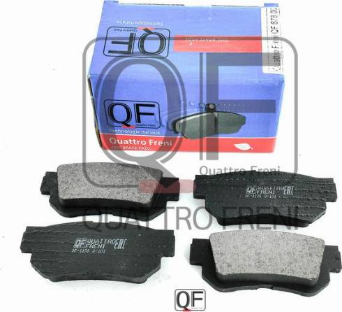 Quattro Freni QF67800 - Тормозные колодки, дисковые, комплект autodif.ru