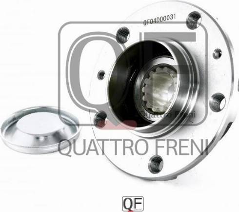 Quattro Freni QF04D00031 - Комплект подшипника ступицы колеса autodif.ru