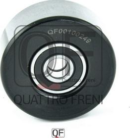 Quattro Freni QF00100249 - Натяжной ролик, зубчатый ремень ГРМ autodif.ru