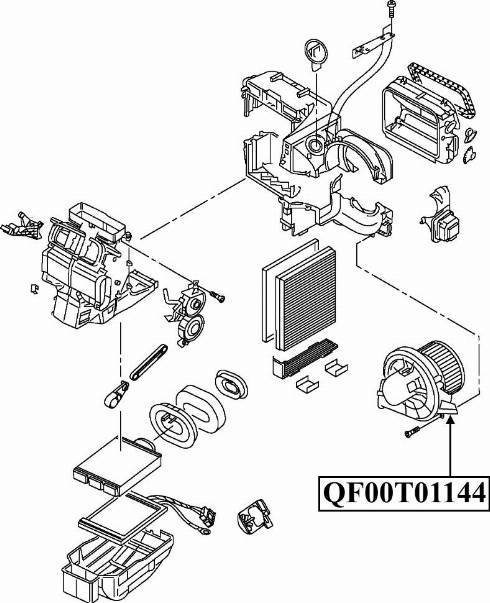 Quattro Freni QF00Q00052 - Вентилятор салона autodif.ru