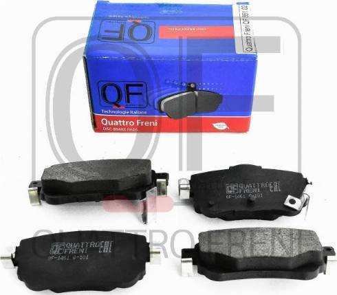 Quattro Freni QF86102 - Тормозные колодки, дисковые, комплект autodif.ru