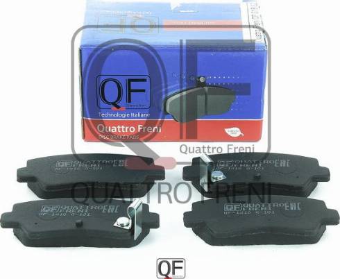 Quattro Freni QF81802 - Тормозные колодки, дисковые, комплект autodif.ru