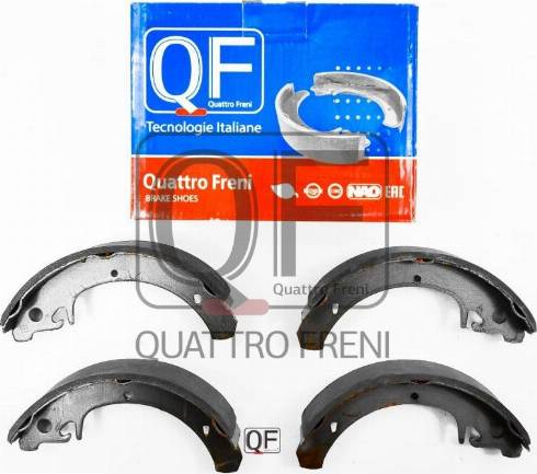 Quattro Freni QF21F20202 - Комплект тормозных колодок, барабанные autodif.ru