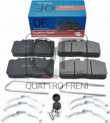 Quattro Freni QF71250 - Тормозные колодки, дисковые, комплект autodif.ru
