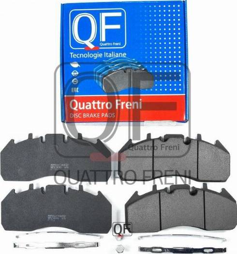 Quattro Freni QF72150 - Тормозные колодки, дисковые, комплект autodif.ru