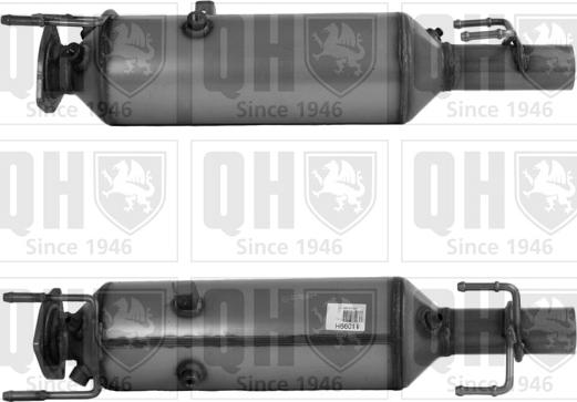 Quinton Hazell QDPF11099H - Сажевый / частичный фильтр, система выхлопа ОГ autodif.ru