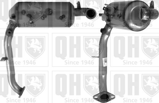 Quinton Hazell QDPF11005H - Сажевый / частичный фильтр, система выхлопа ОГ autodif.ru