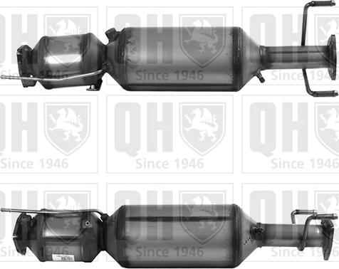 Quinton Hazell QDPF11085H - Сажевый / частичный фильтр, система выхлопа ОГ autodif.ru