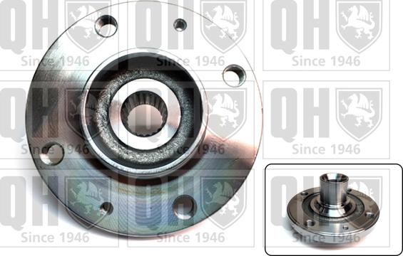Quinton Hazell QWH161 - Ступица колеса, поворотный кулак autodif.ru