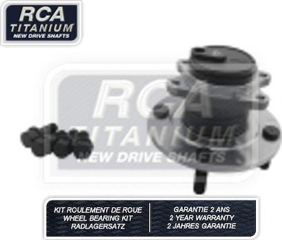 RCA France RCAK1064 - Комплект подшипника ступицы колеса autodif.ru