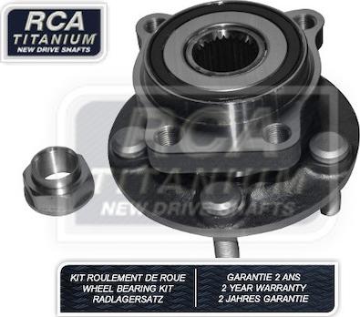 RCA France RCAK1399 - Комплект подшипника ступицы колеса autodif.ru