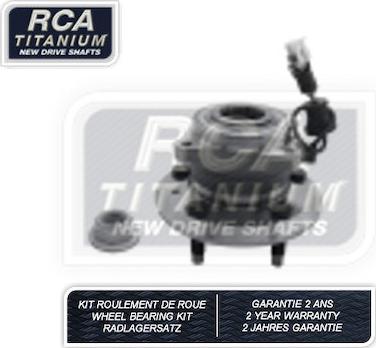 RCA France RCAK1240 - Комплект подшипника ступицы колеса autodif.ru