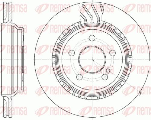 Remsa 61072.10 - Тормозной диск autodif.ru