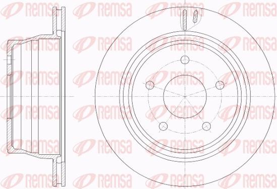 Remsa 62010.10 - Тормозной диск autodif.ru