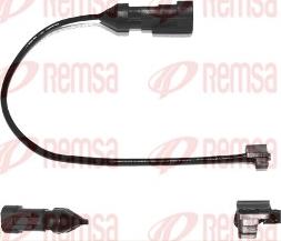 Remsa 001094 - Сигнализатор, износ тормозных колодок autodif.ru