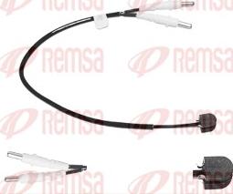 Remsa 001082 - Сигнализатор, износ тормозных колодок autodif.ru