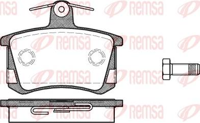 Lemförder WVA 21144 166 - Тормозные колодки, дисковые, комплект autodif.ru