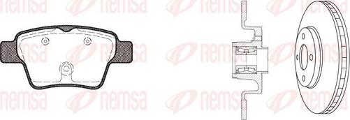 Remsa 81138.20 - Дисковый тормозной механизм, комплект autodif.ru