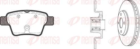 Remsa 81138.21 - Дисковый тормозной механизм, комплект autodif.ru