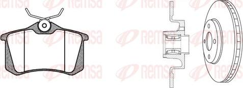 Remsa 8263.20 - Дисковый тормозной механизм, комплект autodif.ru