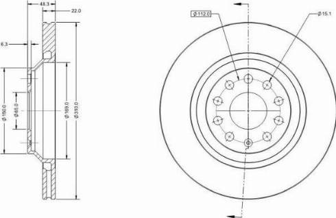 Remy RAD1015C - Тормозной диск autodif.ru