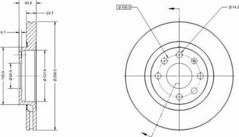 Remy RAD1162C - Тормозной диск autodif.ru