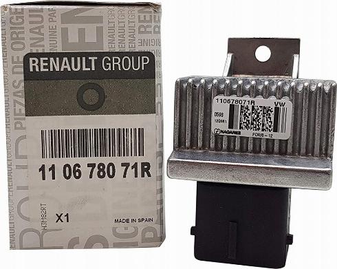 RENAULT 110678071R - Блок управления, реле, система накаливания autodif.ru