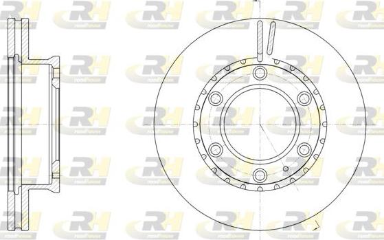 Roadhouse 61706.10 - Тормозной диск autodif.ru