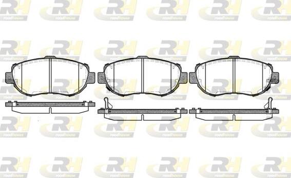 Roadhouse 2456.02 - Тормозные колодки, дисковые, комплект autodif.ru