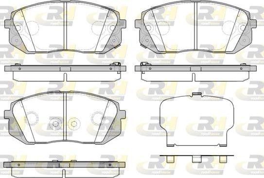 Roadhouse 21302.52 - Тормозные колодки, дисковые, комплект autodif.ru