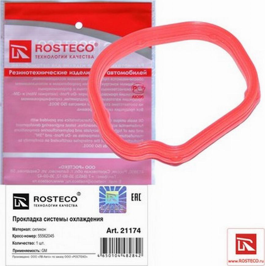 Rosteco 21174 - Прокладка, корпус термостата autodif.ru