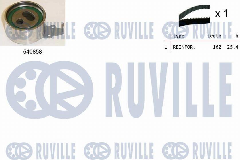 Ruville 550439 - Комплект зубчатого ремня ГРМ autodif.ru