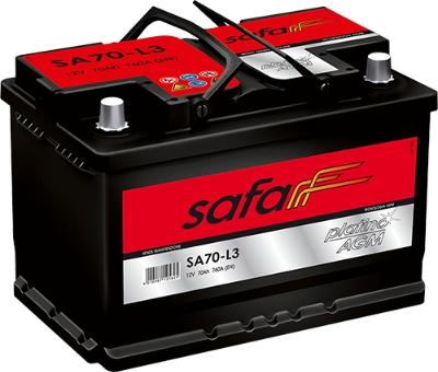 SAFA SA70-L3 - Стартерная аккумуляторная батарея, АКБ autodif.ru