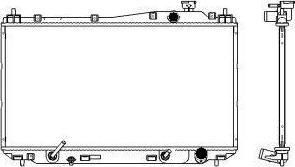 SAKURA Automotive 3211-1008 - Радиатор, охлаждение двигателя autodif.ru