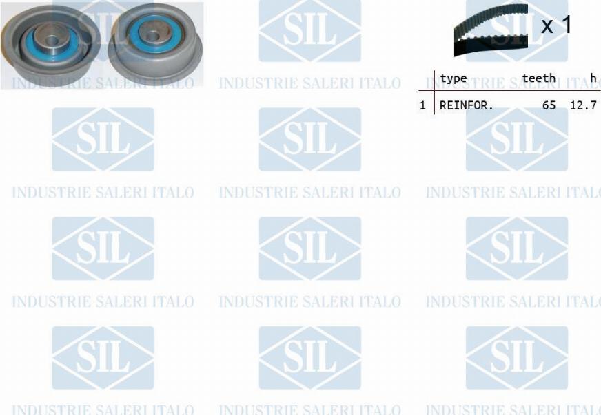 Saleri SIL TK1200 - Комплект зубчатого ремня ГРМ autodif.ru