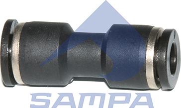 Sampa 094.479 - соединитель прямой для трубок D6-D6! (пластик) не для торм.системы\ autodif.ru