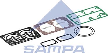 Sampa 096.761 - Комплект прокладок, вентиль ламелей autodif.ru