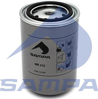 Sampa 051.212 - Топливный фильтр autodif.ru