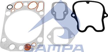 Sampa 011.825 - Комплект прокладок, головка цилиндра autodif.ru
