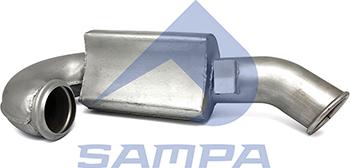 Sampa 035.254 - Глушитель выхлопных газов, конечный autodif.ru