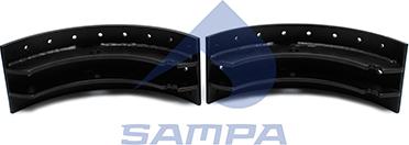Sampa 030.649 - Комплект тормозных колодок, барабанные autodif.ru
