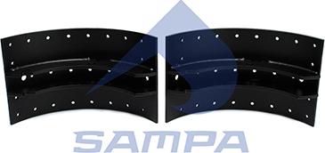 Sampa 030.644 - Комплект тормозных колодок, барабанные autodif.ru