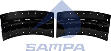Sampa 030.643 - Комплект тормозных колодок, барабанные autodif.ru